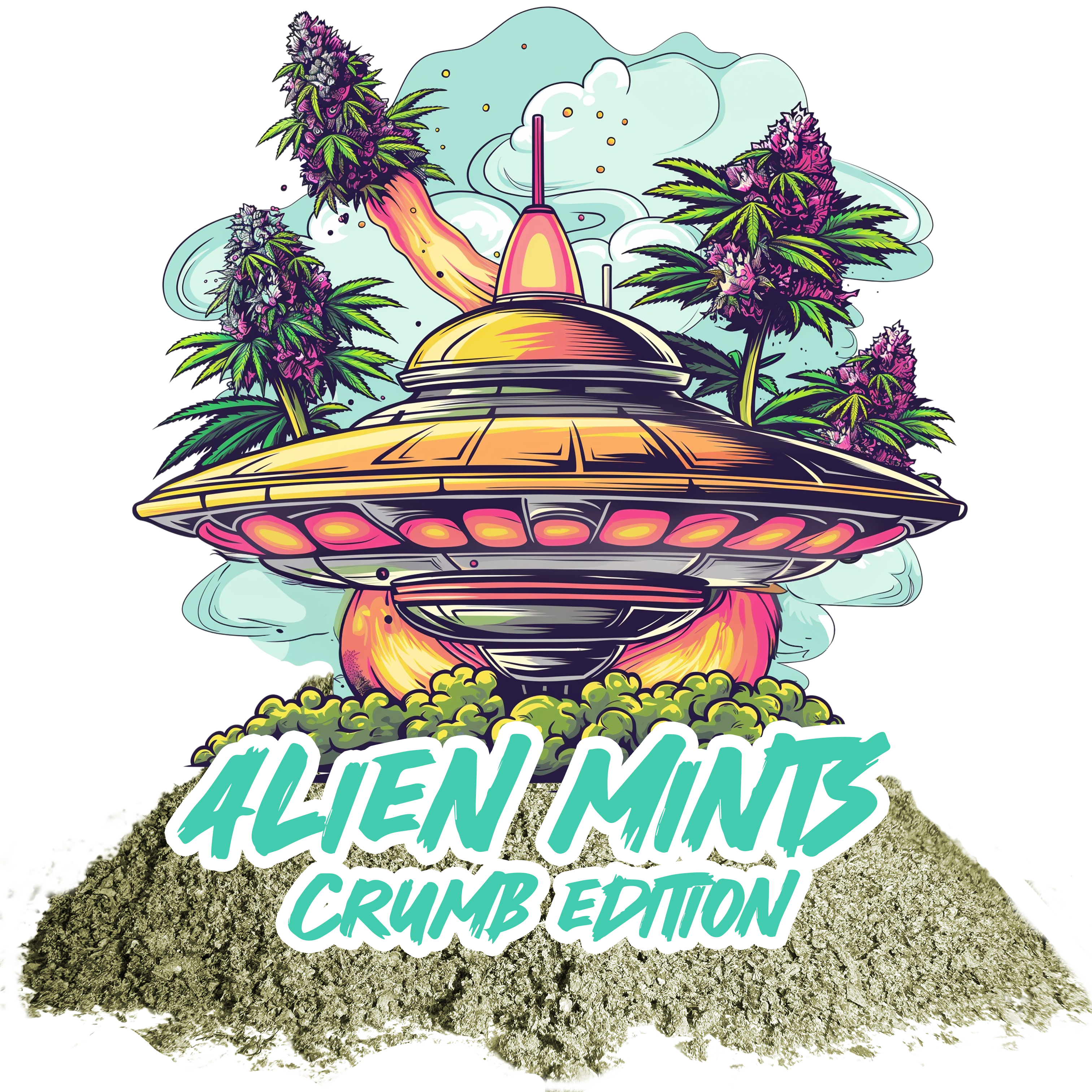 Alien Mints ( Crumb ) Cannabis Strain Weed Delivery ogth